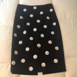 Black and white skirt